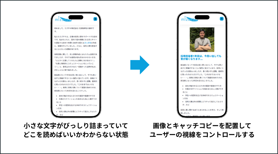 キーセンテンスのデザインイメージ