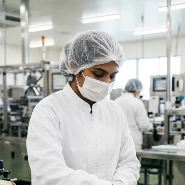 大手食品製造会社で働く海外人材のイメージ