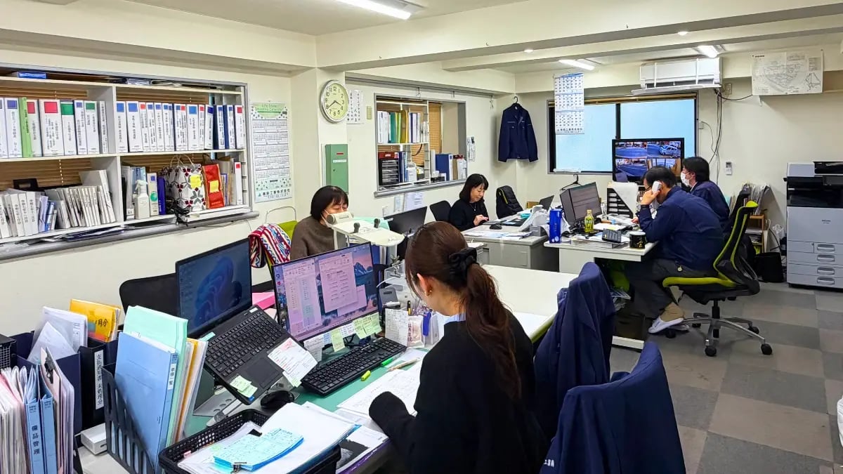美鈴工業株式会社のオフィスの雰囲気